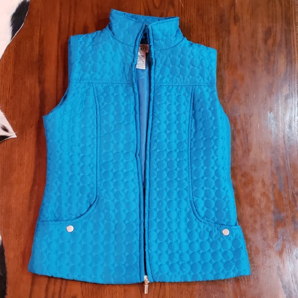 Boutique quilted vest, small